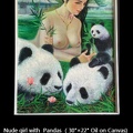 17. 裸女与熊猫
